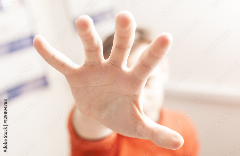 Naklejka premium hand