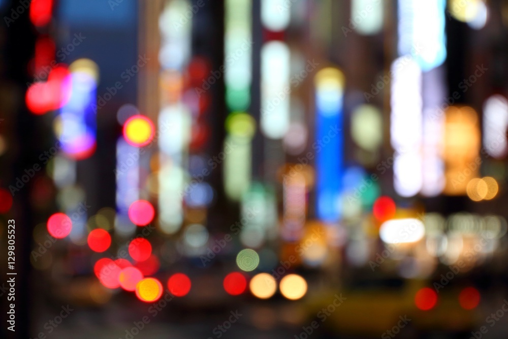 Big city lights - Tokyo blur