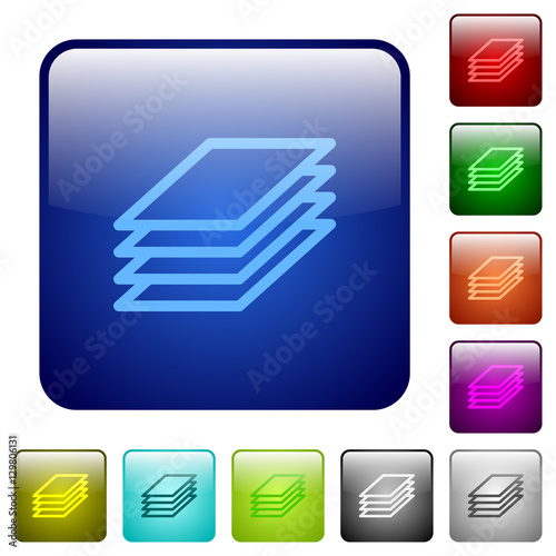 Printing papers color square buttons
