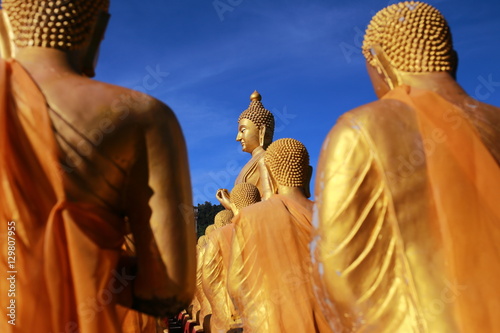 Big Buddha in Buddhism Memorial Park Public Templel  Prachinburi Thailand photo