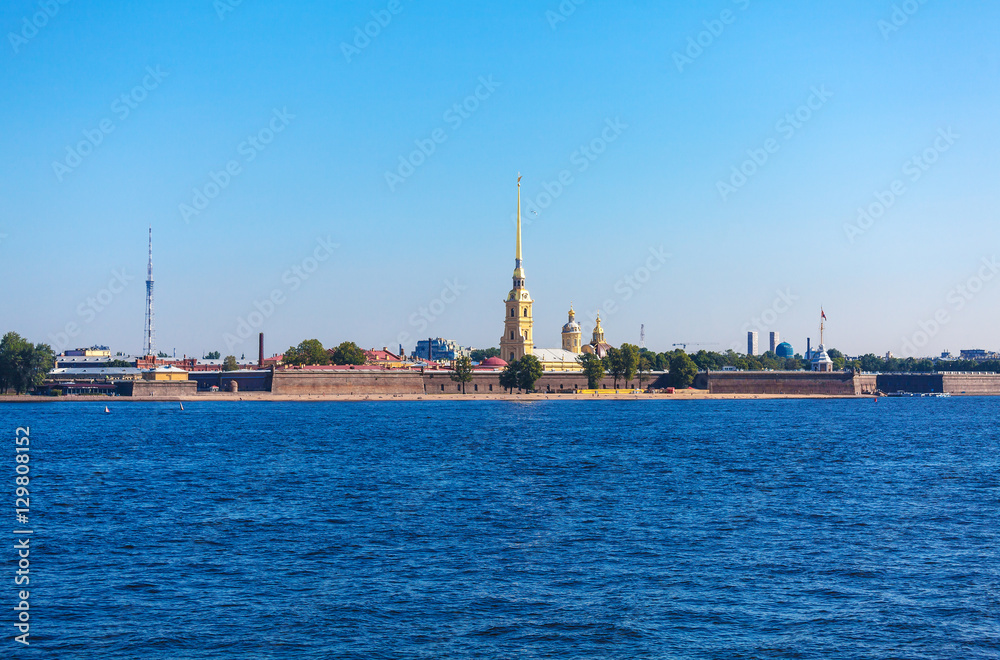 Peter and Paul Fortress and Neva River