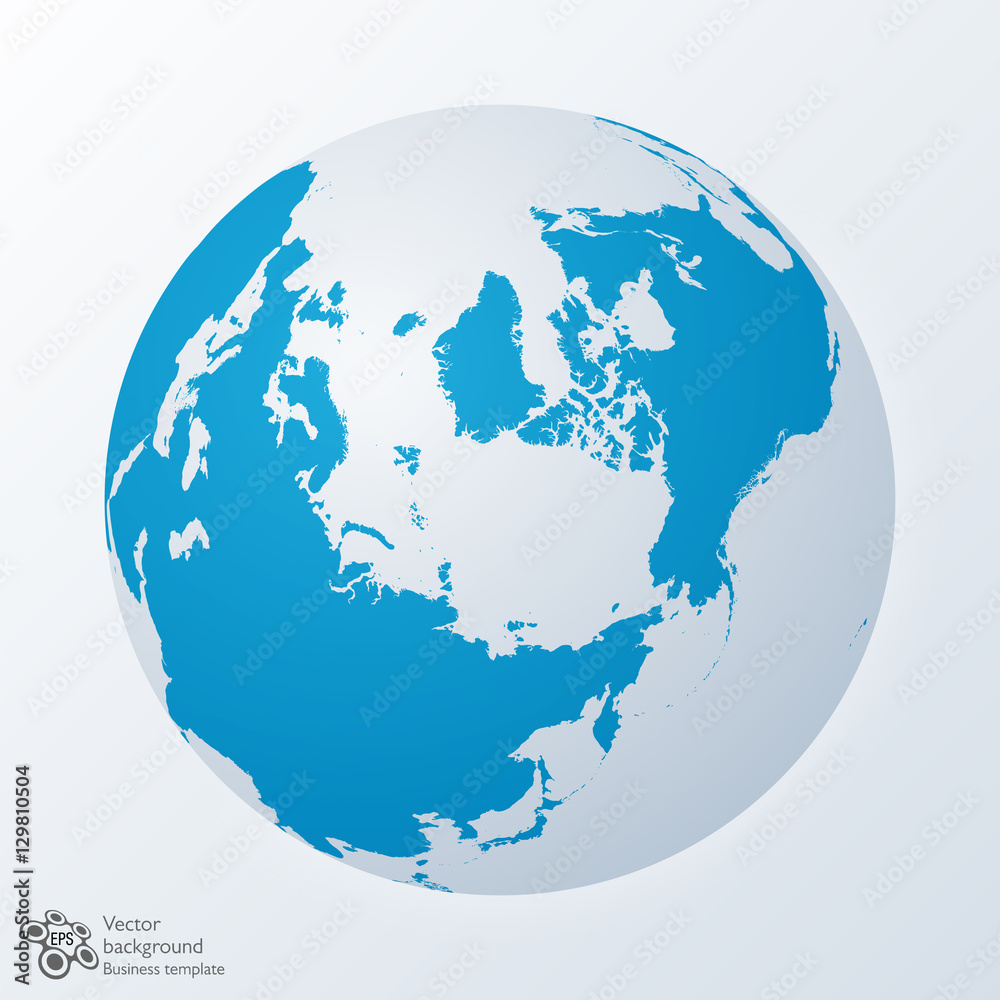 Global Image, Northern Hemisphere, World Map, Earth #Vector Graphic Global Image, Northern Hemisphere, World Map, Earth #Vector Graphic
