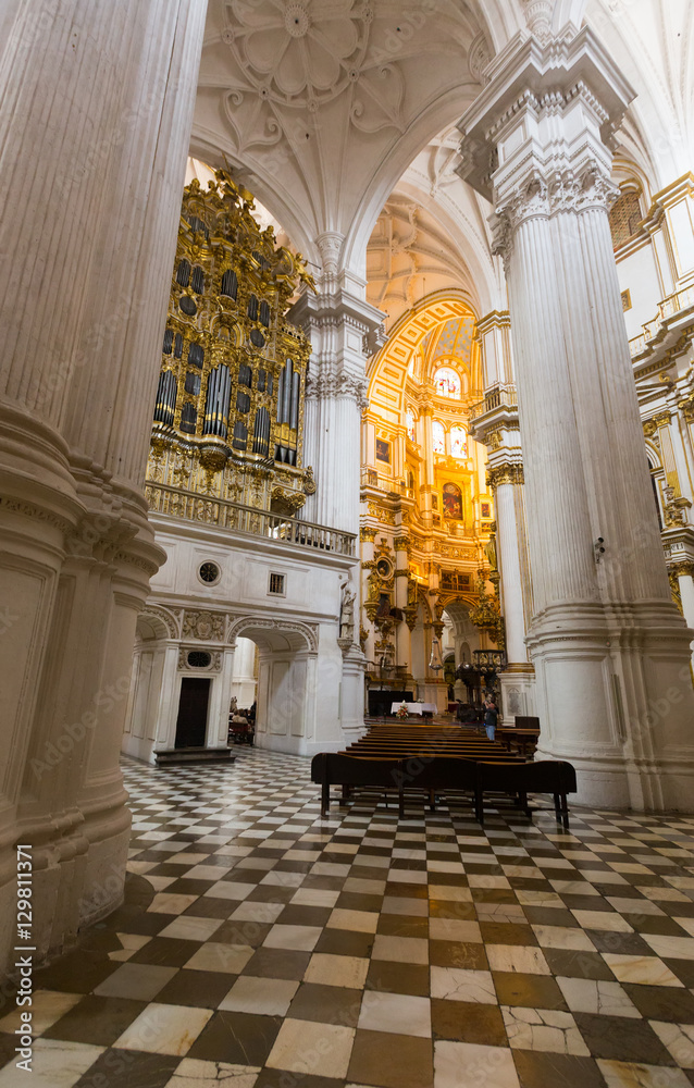 Interior of Granada Cathedral