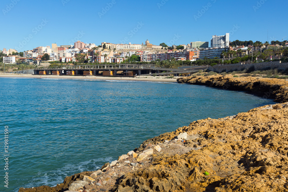 Sea coast of Tarragona