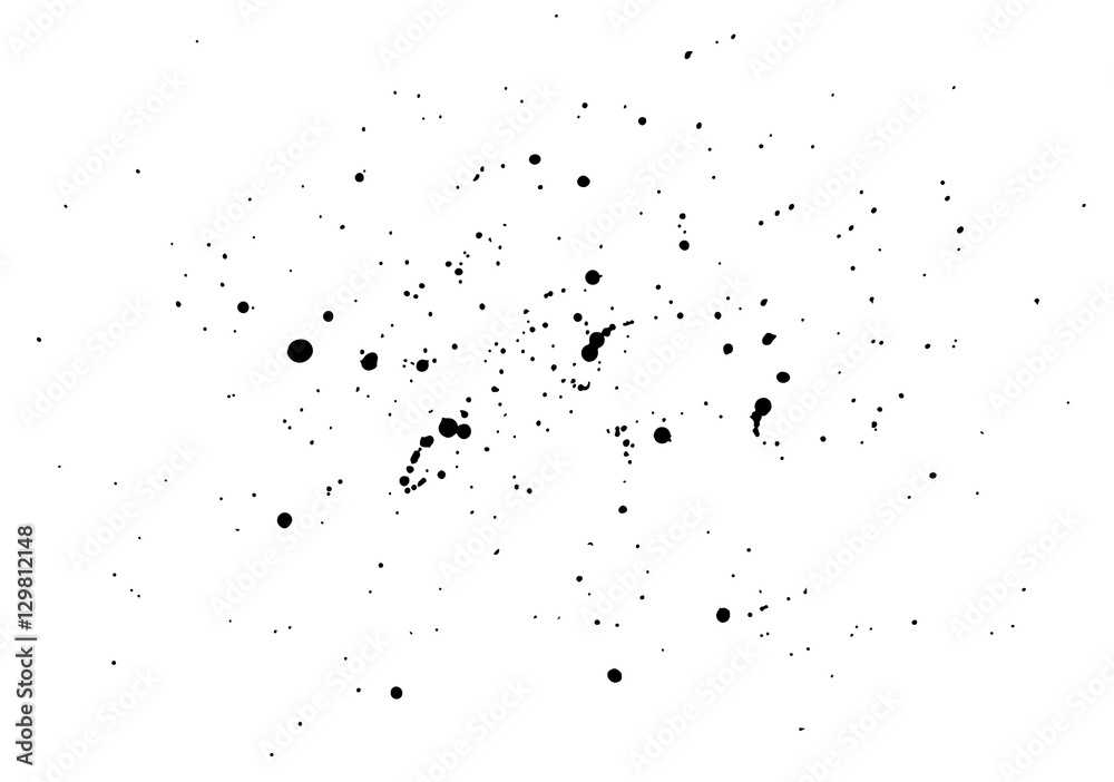 Black Ink Splatter Background