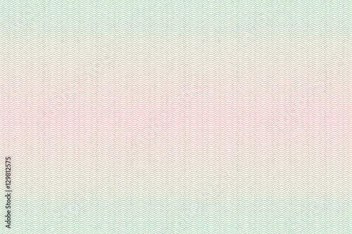 Guilloche seamless background. Guilloche texture with waves in green and red color. For certificate, voucher, banknote, money design, currency, note, check, ticket, reward etc.