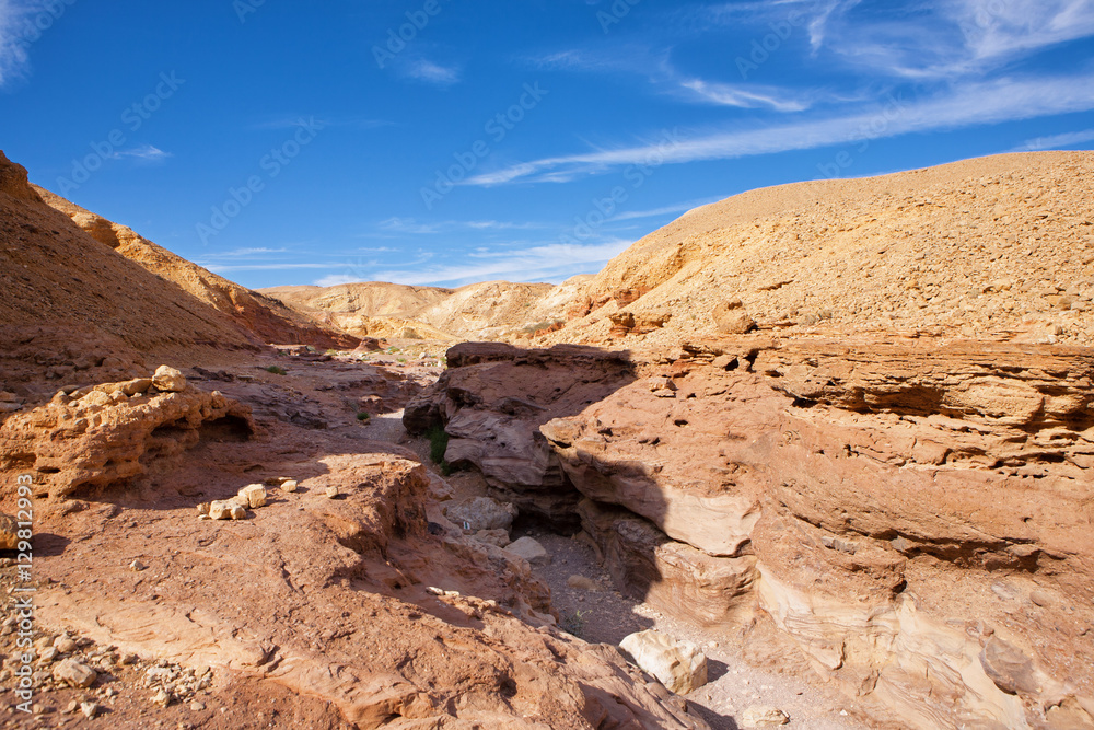 The Red Canyon tourist attraction in Israel