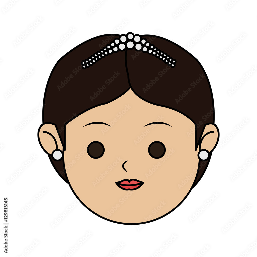 Woman icon. Girl female avatar person people and human theme. Isolated design. Vector illustration Woman icon. Girl female avatar person people and human theme. Isolated design. Vector illustration