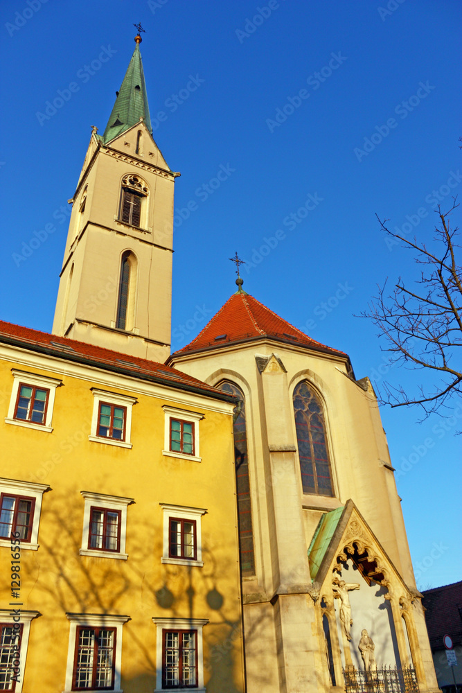 Obraz premium Church of St. Francis, Zagreb