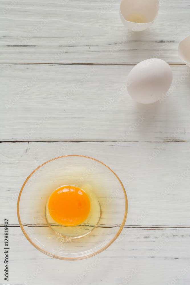 ingredients for cooking. Broken egg shells and oil. ingredients for cooking. Broken egg shells and oil.