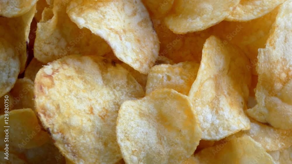rotating potato chips rotating potato chips