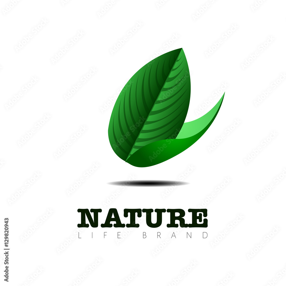 Fototapeta premium Isolated nature logo