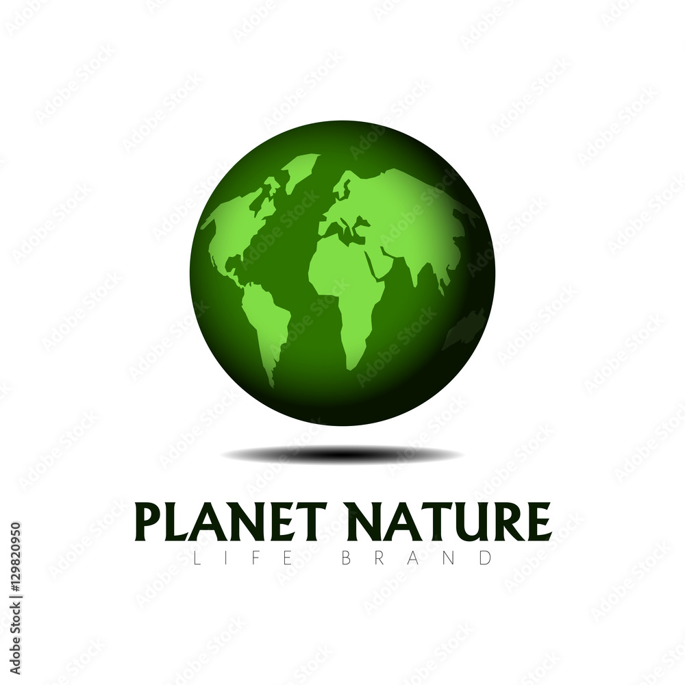 Isolated nature logo
