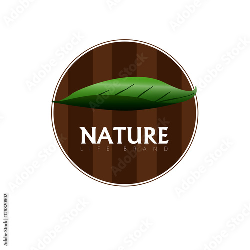 Isolated nature logo