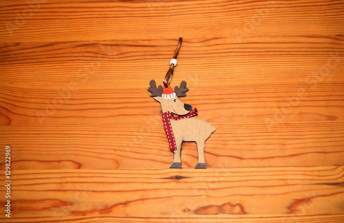 Christmas - Wooden Reindeer Decoration