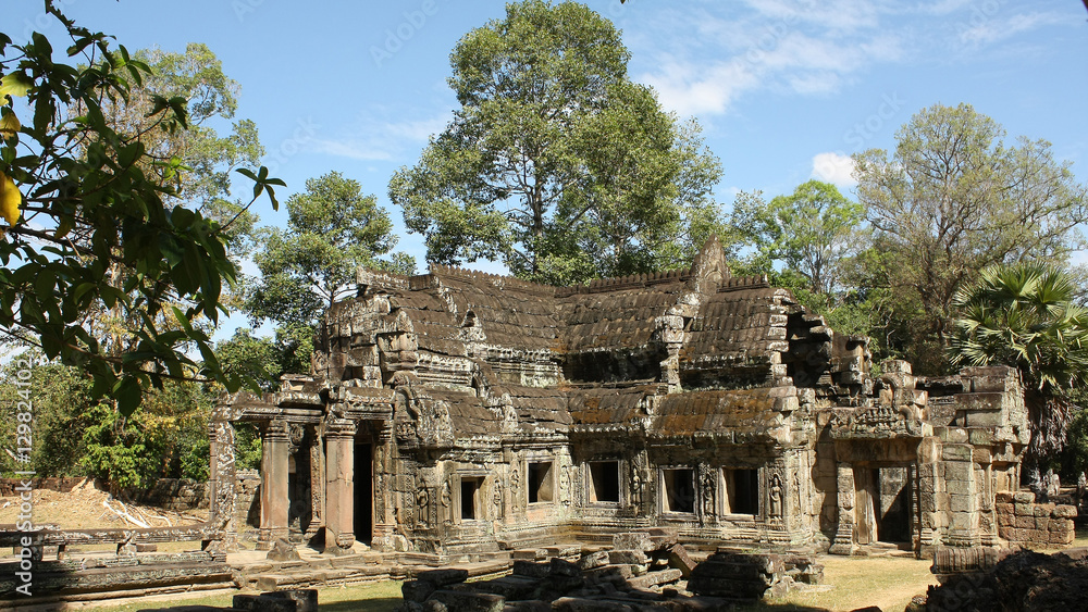 Fototapeta premium Banteay Kdei Temple. Angkor, Siem Reap, Cambodia