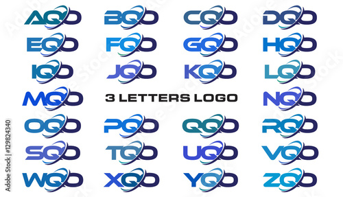 3 letters modern generic swoosh logo AQO, BQO, CQO, DQO, EQO, FQO, GQO, HQO, IQO, JQO, KQO, LQO, MQO, NQO, OQO, PQO, QQO, RQO, SQO, TQO, UQO, VQO, WQO, XQO, YQO, ZQO photo