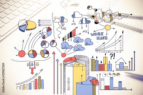 Obraz na plátně Plan for profitable business