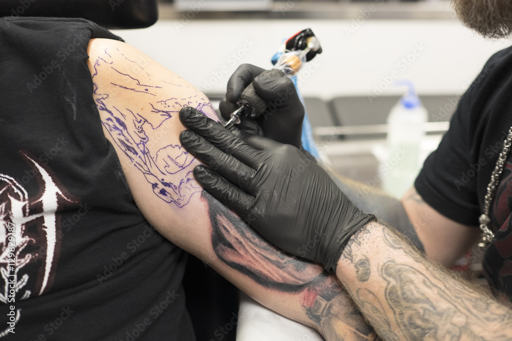 3d Arm Leg Body Art Sticker Cool Temporary Tattoos Black Dragon Removable  Waterproof Temporary Tattoo - Temporary Tattoos - AliExpress