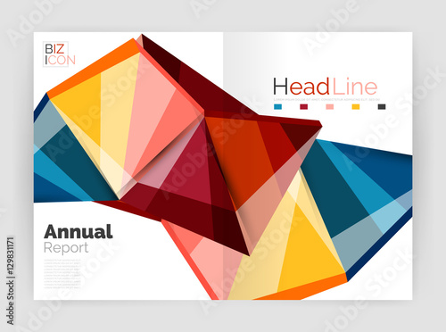 Business annual report abstract backgrounds