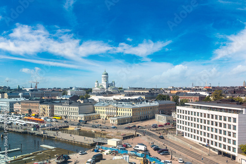 Panoramic view of Helsinki
