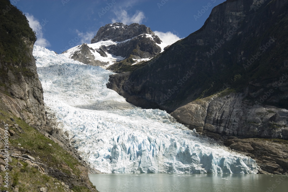 Glaciar Serrano (Serrano Glacier), Ultima Esperanza Fjord, Puerto Natales,  Patagonia, Chile Stock Photo | Adobe Stock