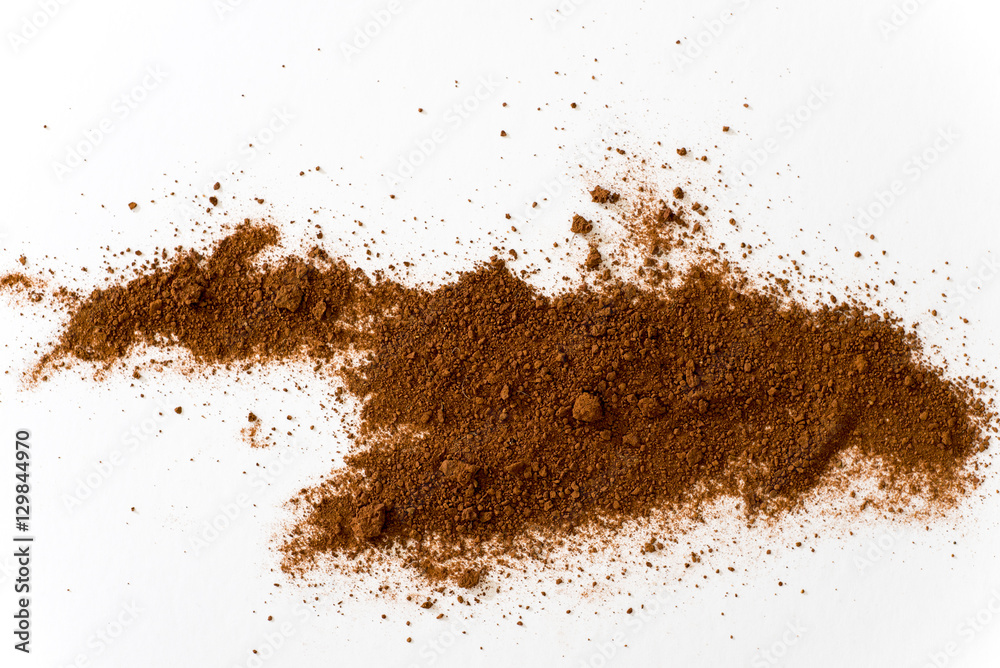 Pile dirt isolated on white background Pile dirt isolated on white background