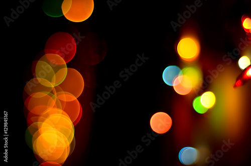 Abstract circular bokeh background photo