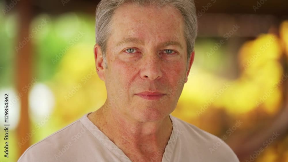 Portrait of a somber mid aged white man Portrait of a somber mid aged white man
