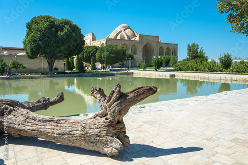 One of the corners in the memorial complex Bahouddin Naqshbandi,