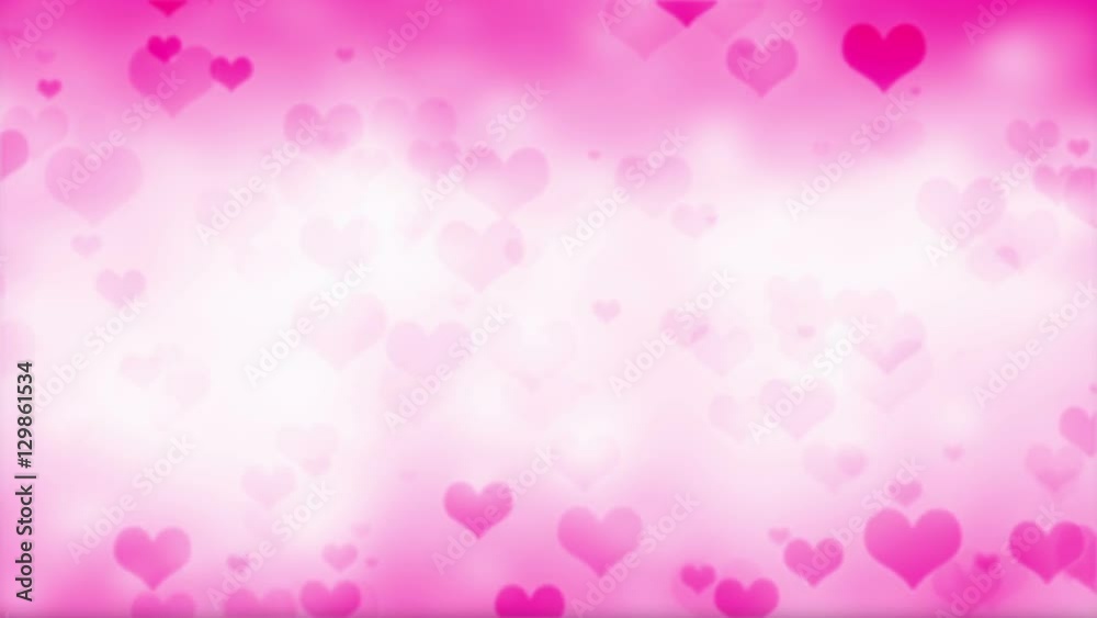 Flying Hearts Valentine's Day Abstract Background Flying Hearts Valentine's Day Abstract Background