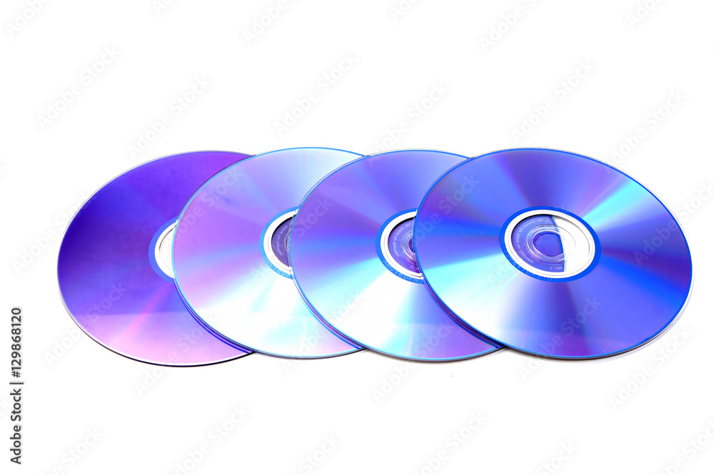 DVD Disc isolated on white background DVD Disc isolated on white background