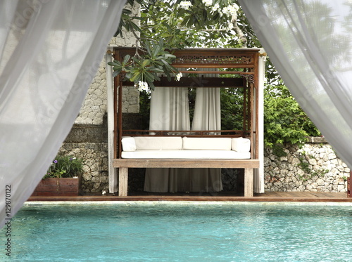 Pool at the villa at Ayana Resort and Spa, formerly the Ritz Carlton Bali Resort and Spa, in Bali, Indonesia
  photo