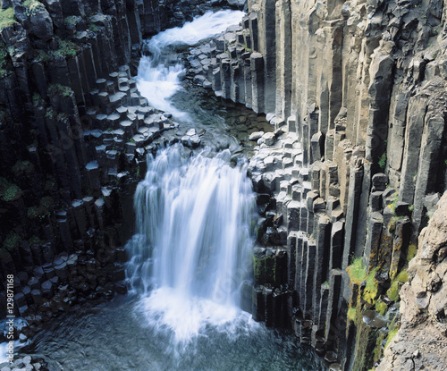 Cascade waterfall elevated view