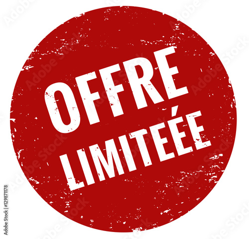 Offre Limitée timbre rouge