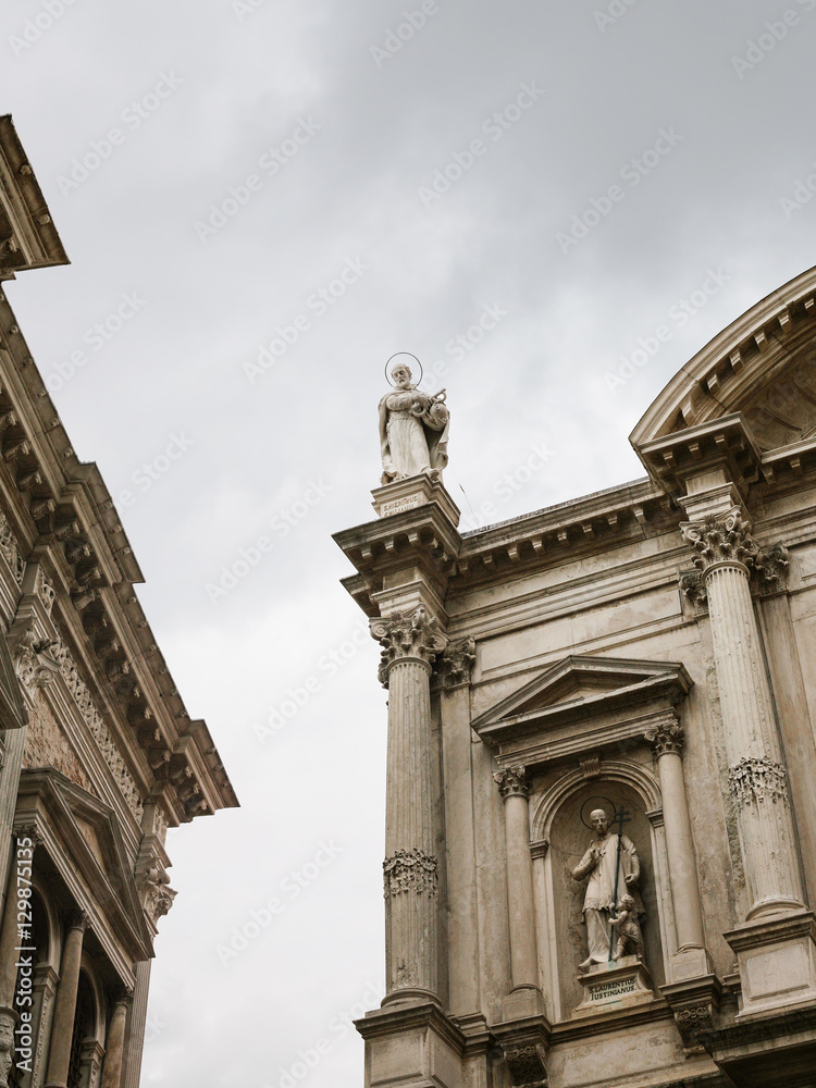 walls of Church and Scuola Grande in Venice