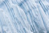 Closeup of ice formation