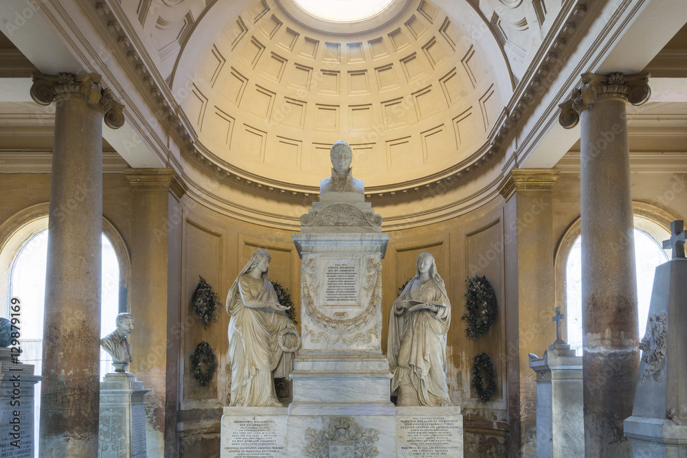 Statue inside Old cemetery