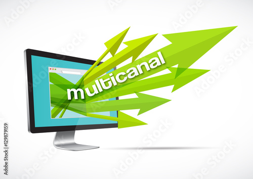 écran flèches 3d multicanal