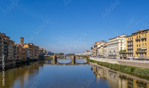 Ponte Santa Trinita over the Arno River in Florence © vredaktor