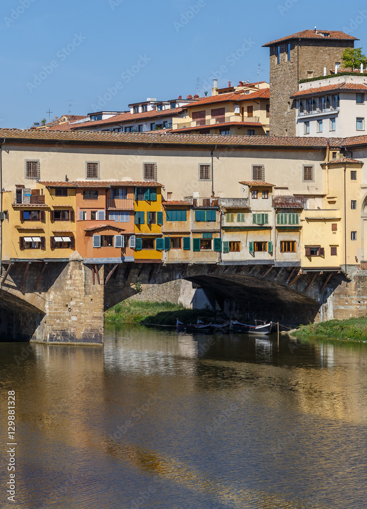 Vecchio Bridge over the Arno River in Florence
