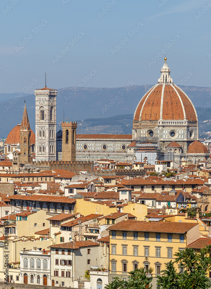 The dome of the Cathedral of Santa Maria del Fiore in Florence