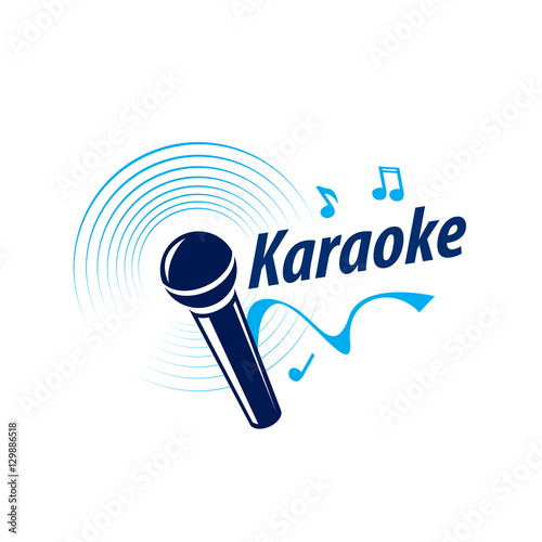 vector logo karaoke