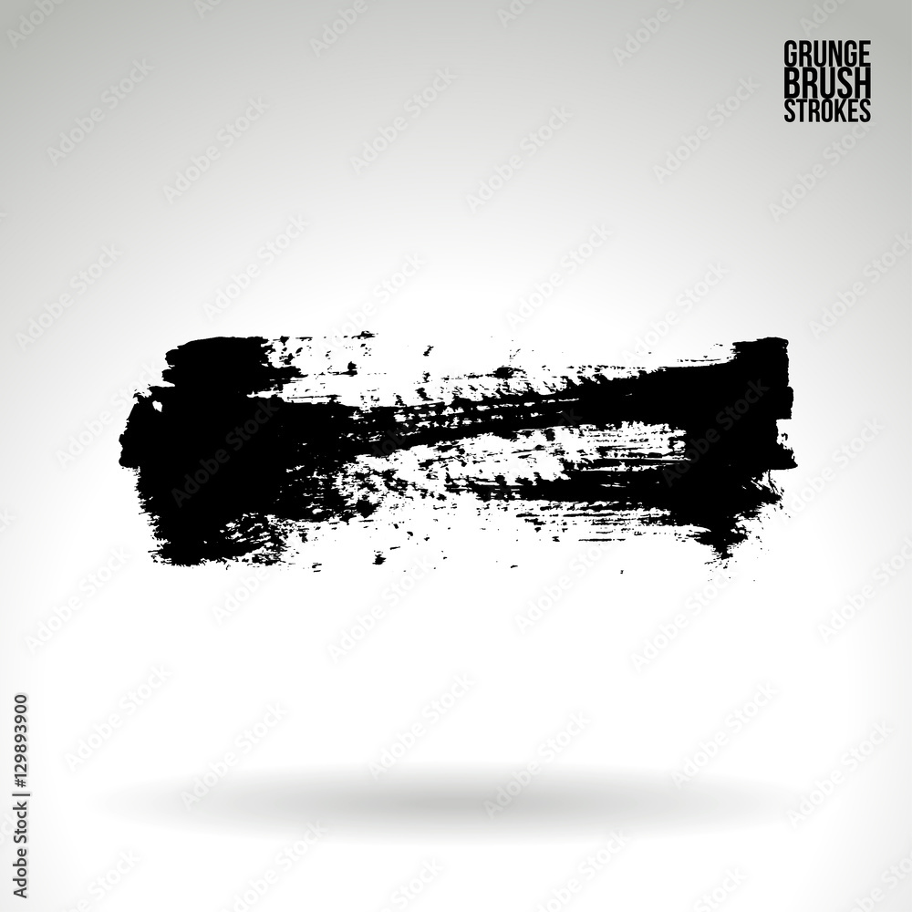 Brush stroke and texture. Vector design. Underline and border. Brush stroke and texture. Vector design. Underline and border.