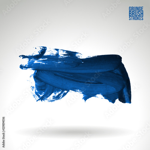 Brush stroke and texture. Vector design. Underline and border.
