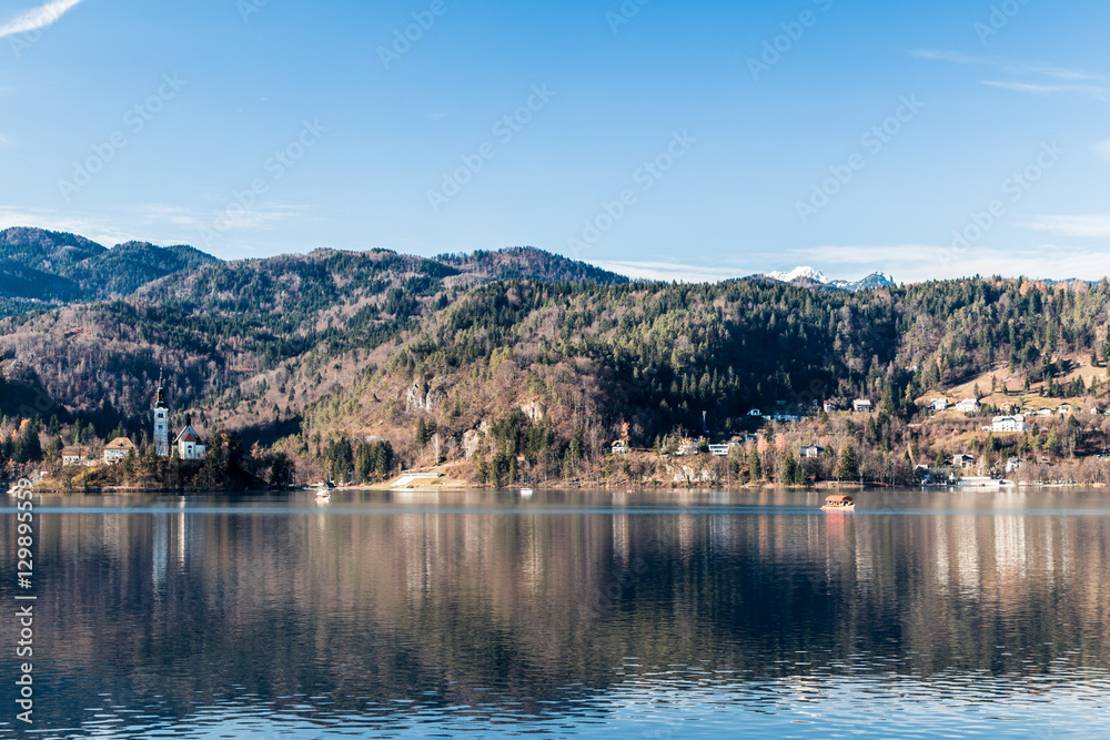 morning at the lake of Bled