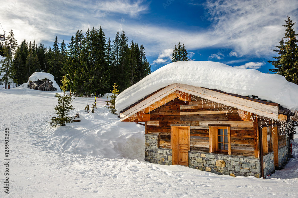 Fototapeta premium Mountain ski resort