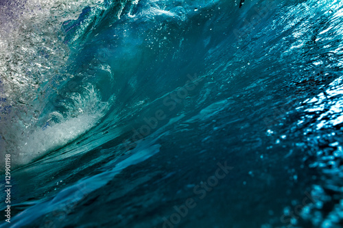 Ocean water in a shape of wave