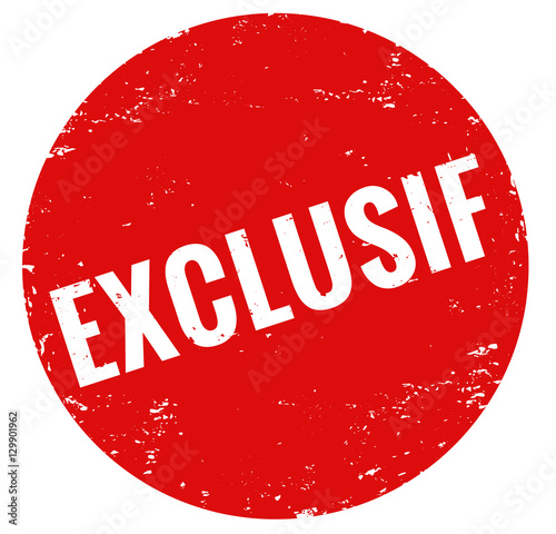 Timbre exclusif rouge 
