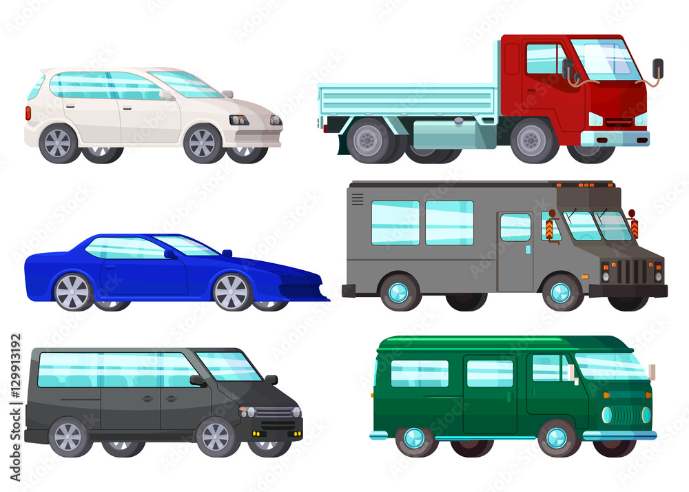 Orthogonal Business Cars Set
